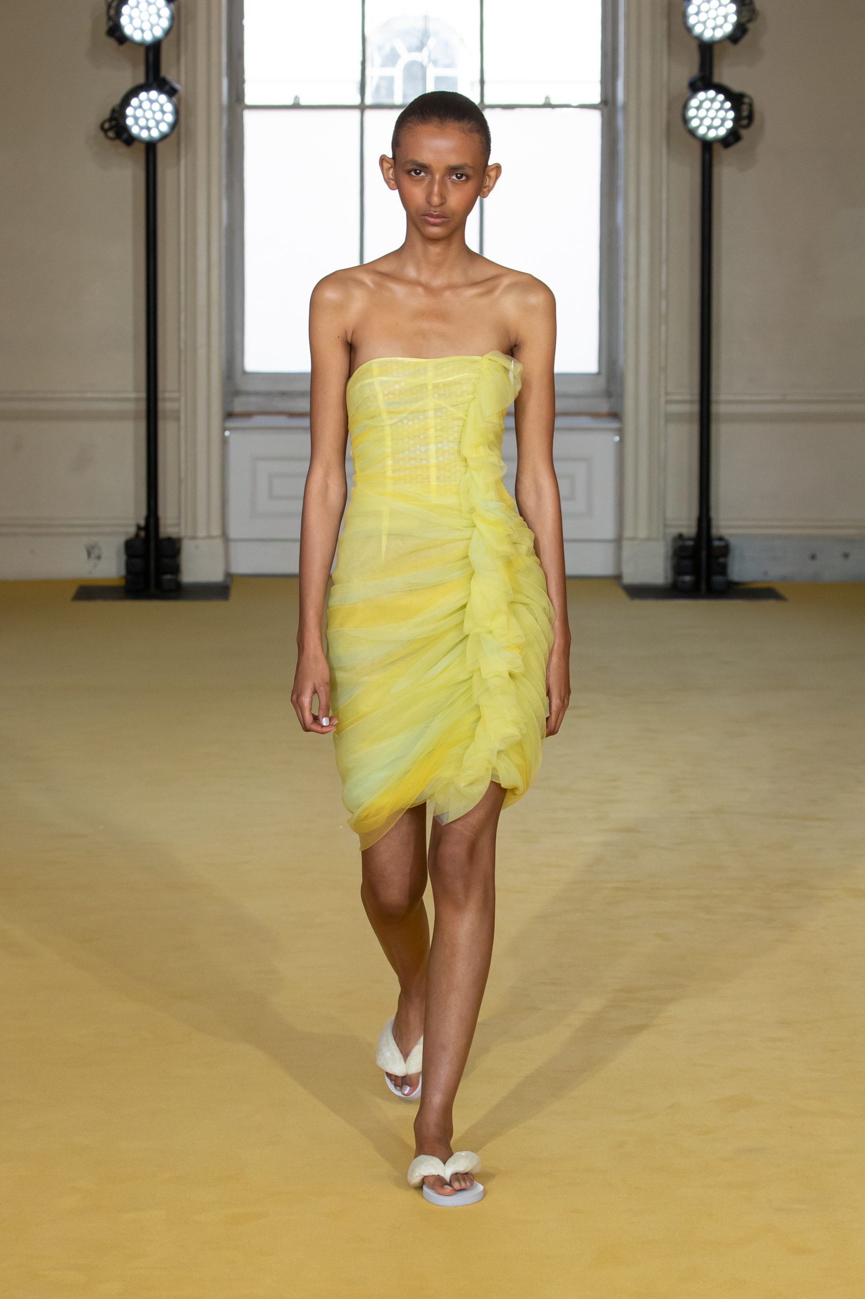 Spring 2025 runway look Noon By Noor
