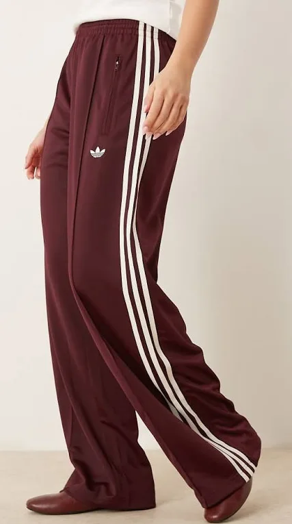 Adidas Originals Firebird Track Pants Burgundy – Marian Kwei edit
