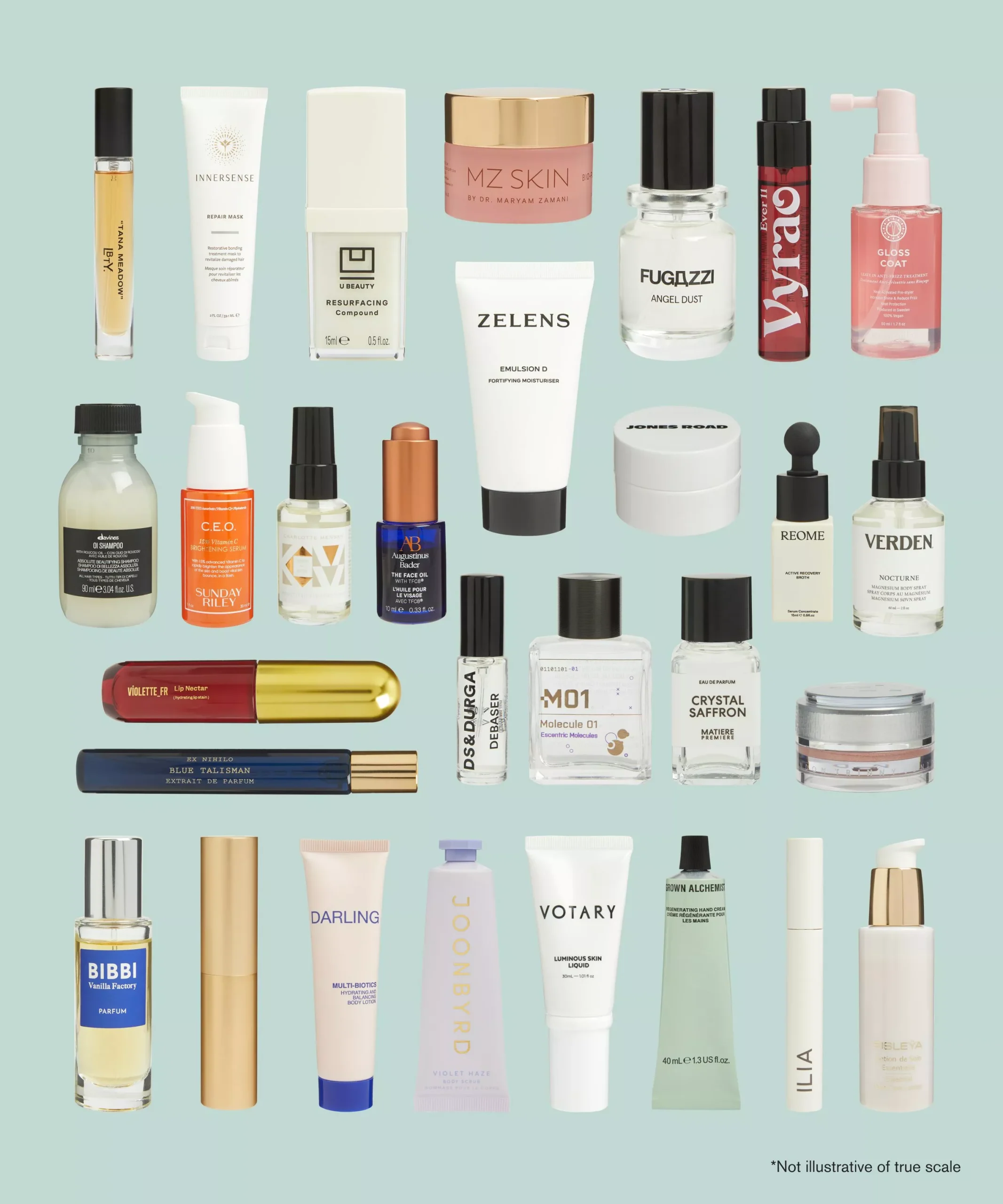 Products inside the Liberty Beauty Advent Calendar 2026