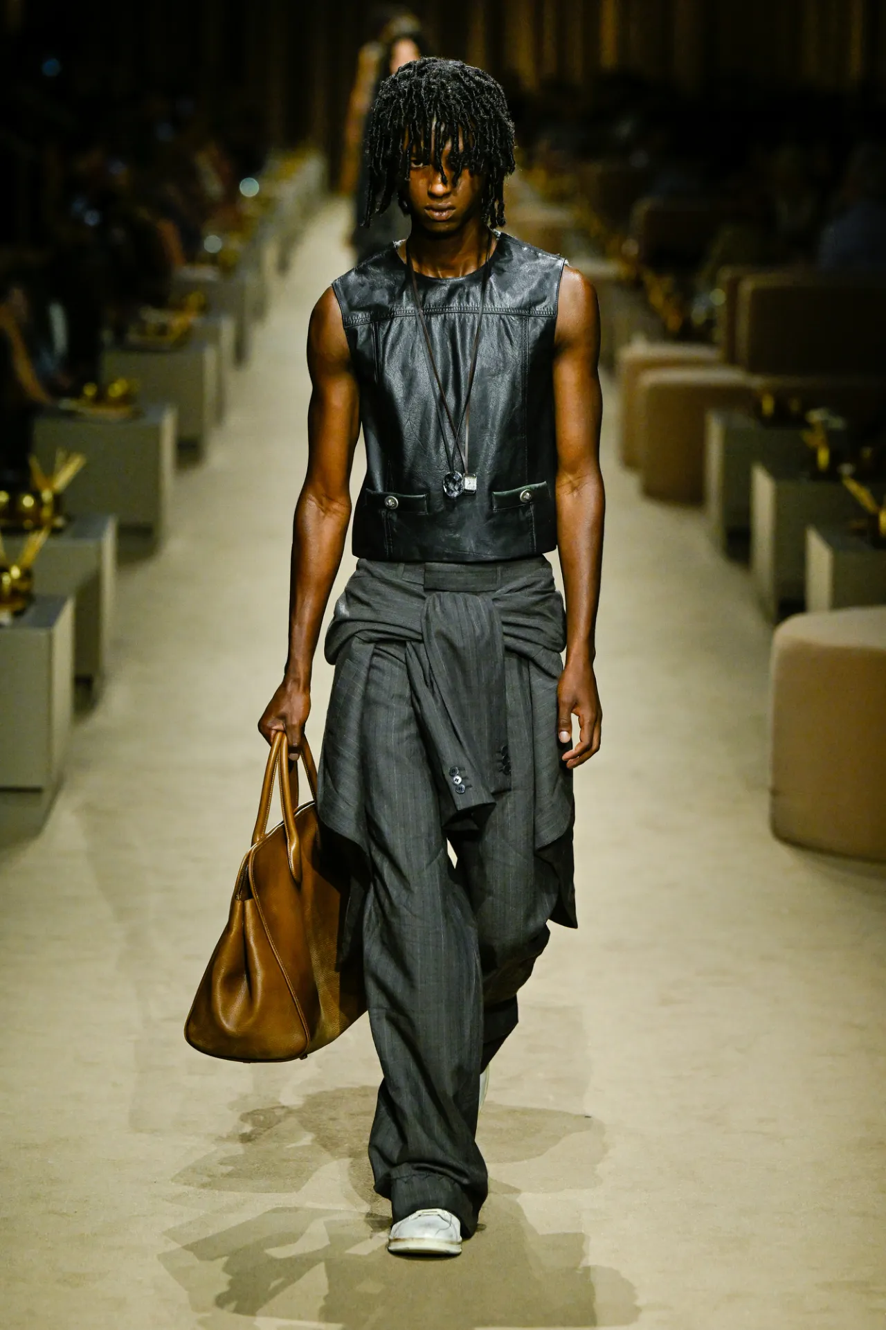 Coach Spring 2027 runway look at New York Fashion Week