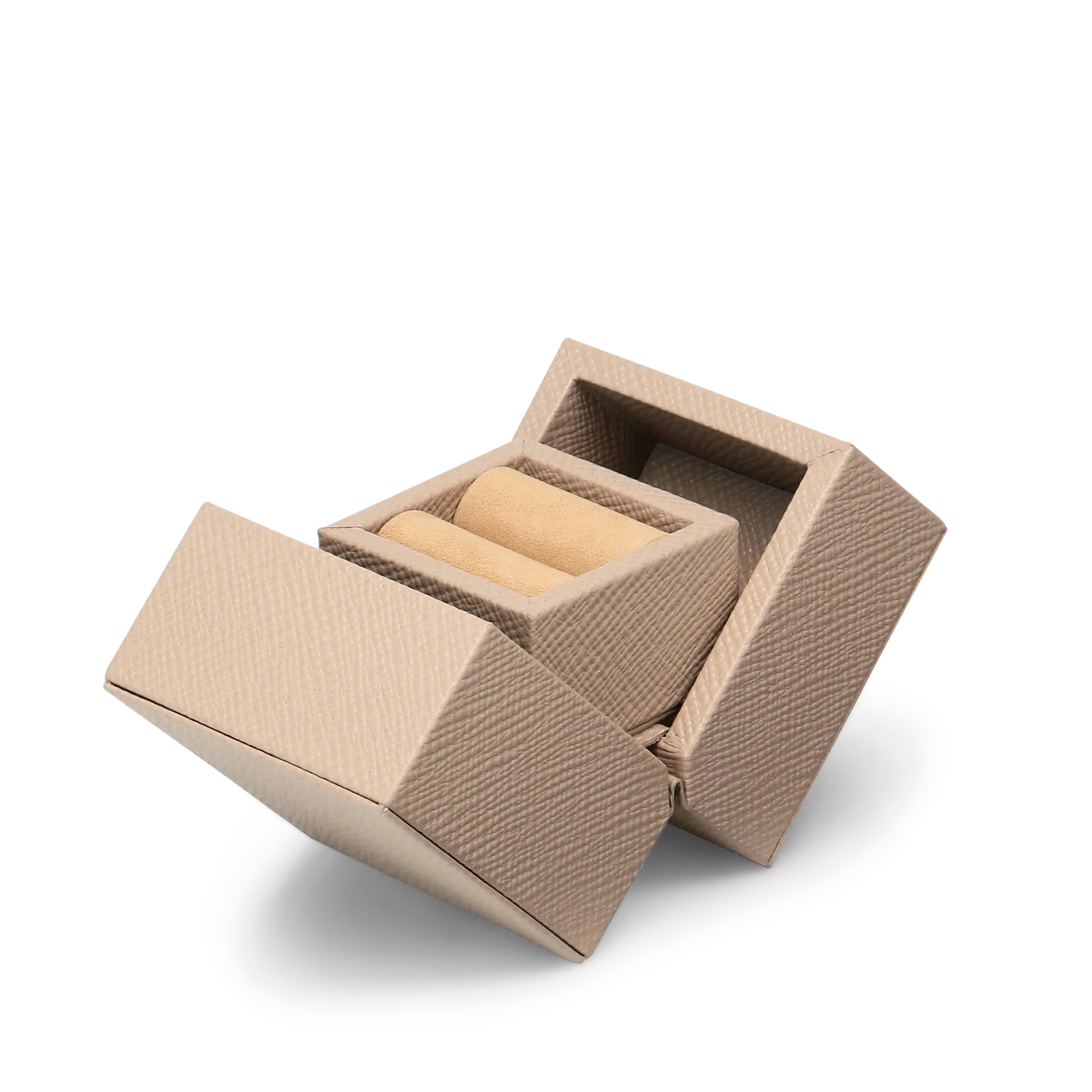 Smythson Panama leather Ring Box