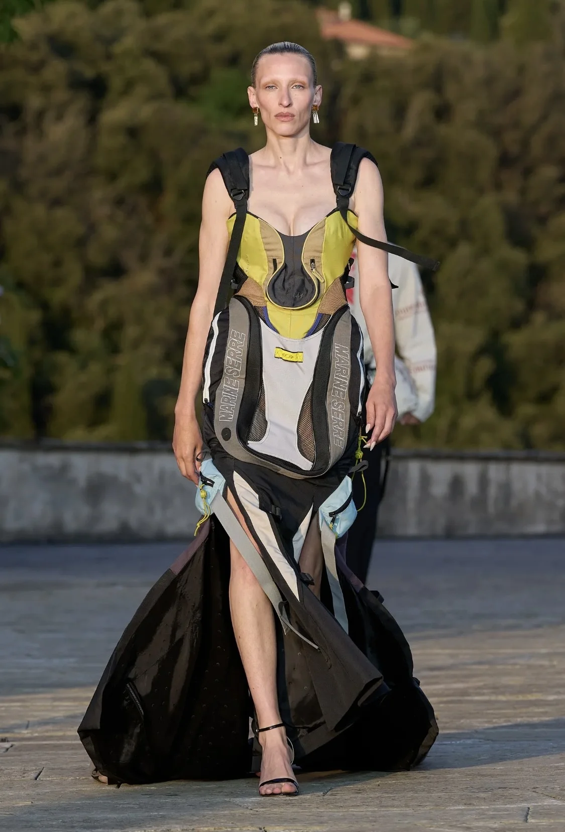 Models showcasing Spring 2025 fashion trends on the runway