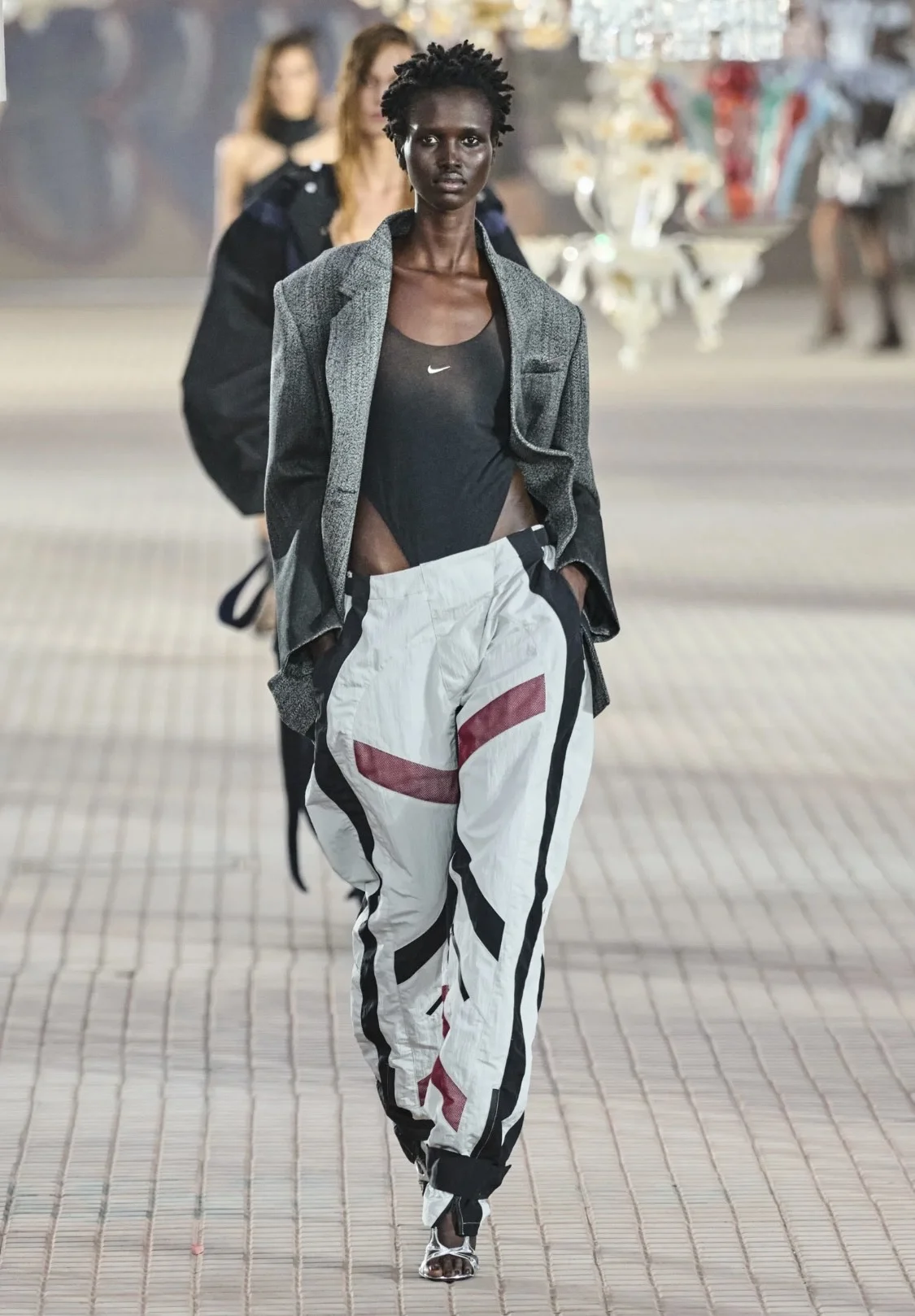 Models showcasing Spring 2025 fashion trends on the runway