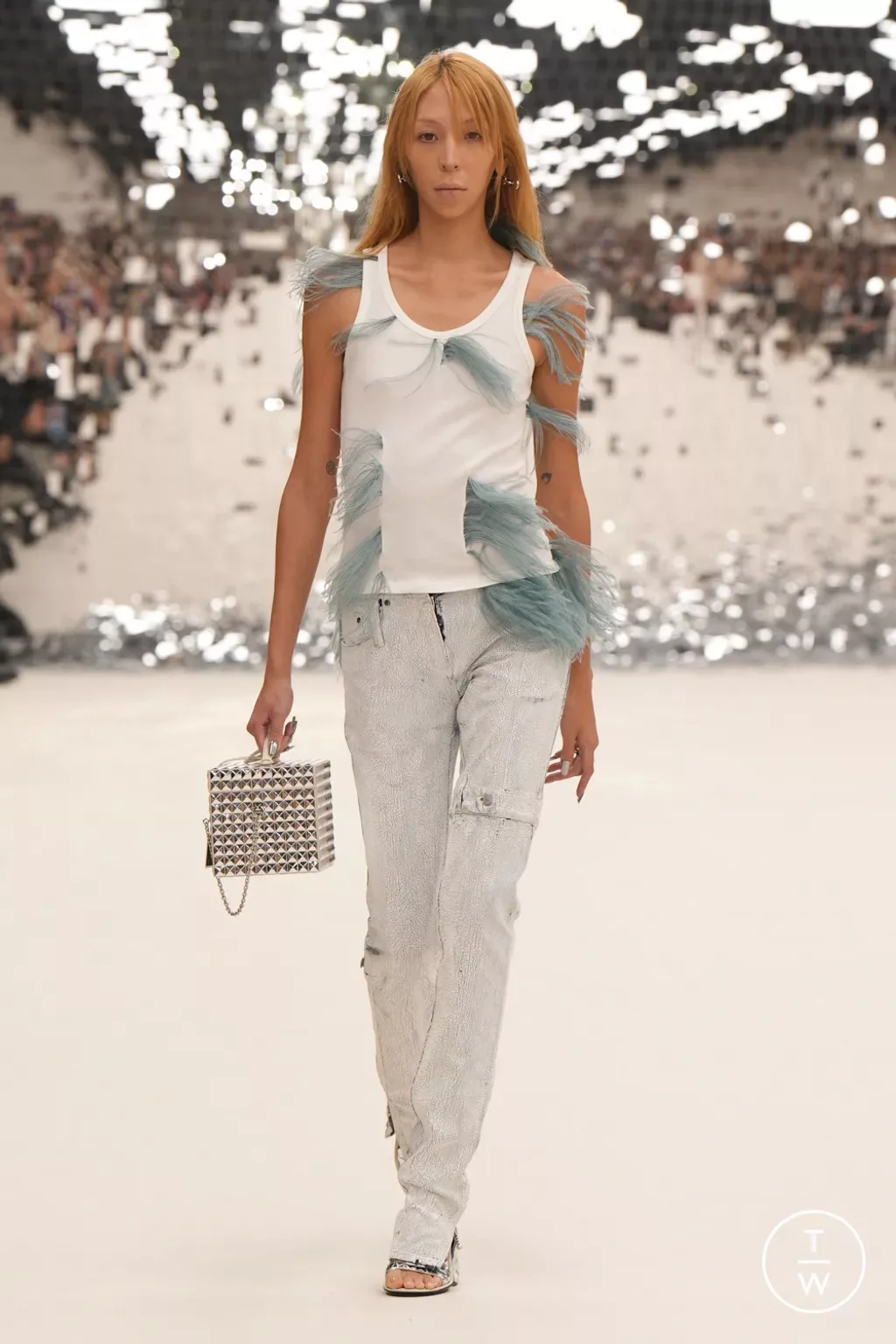 Acne Studios studded bags trend 2025 - Spring/Summer 2024 look 15