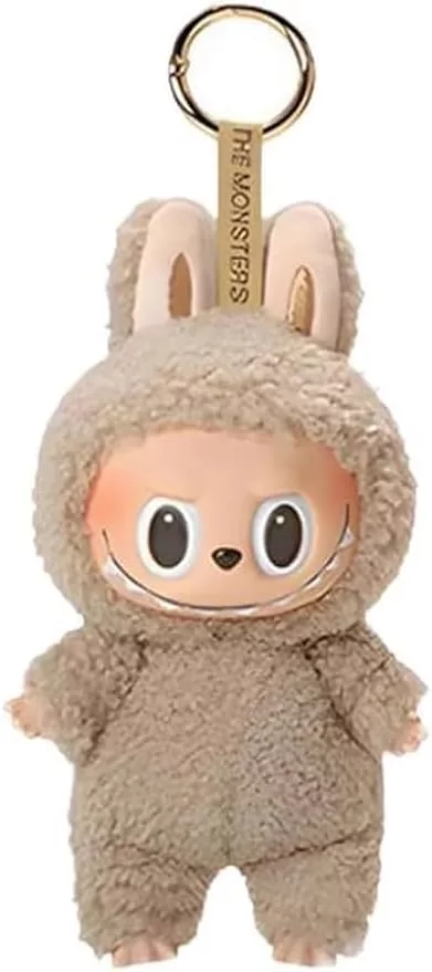 Labubu SkyJoy mint green keychain plush toy